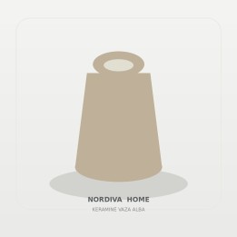 Keraminė vaza „Alba“ | NORDIVA HOME