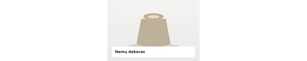 Namų dekoras | NORDIVA HOME